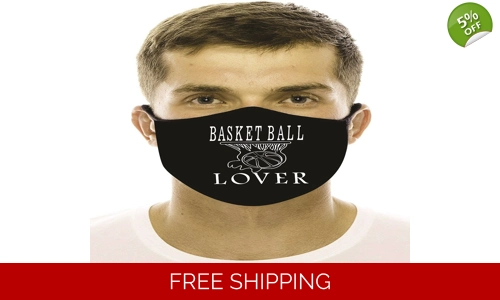 Basketball Lover Face Masks Cotton Washable Social Distancing stop the spread